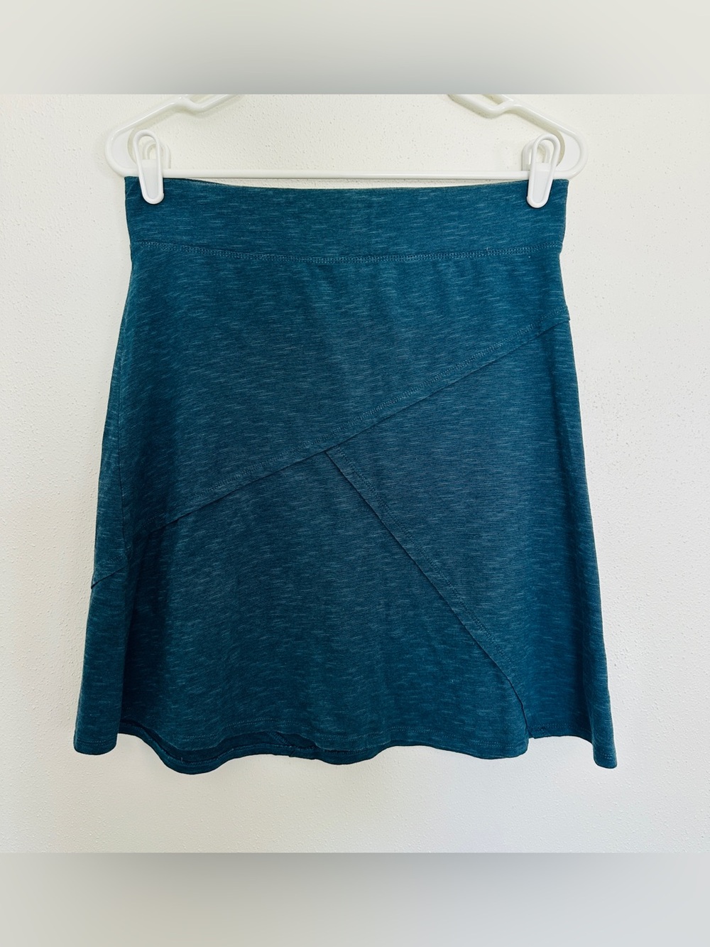 Toad&Co Oblique Skirt Teal Blue Athletic Skirt Size Small